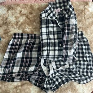 VS Pajama Set — Short sleeve top and shorts